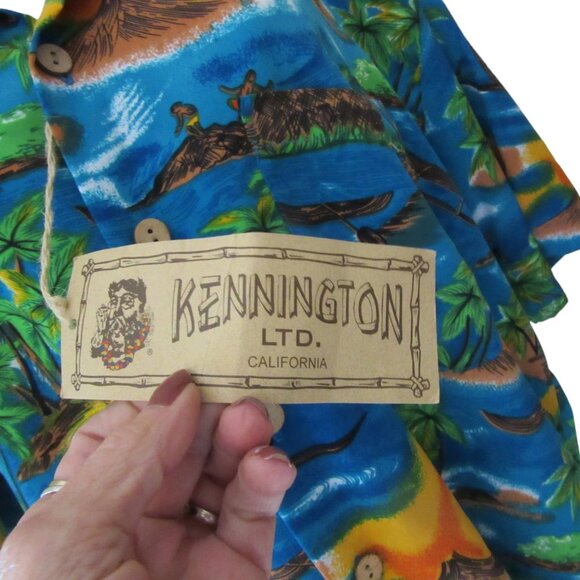 NWT, Men's Kennington Ltd California Hawaiian Style Shirt in Sz X-Large - Picture 2 of 6